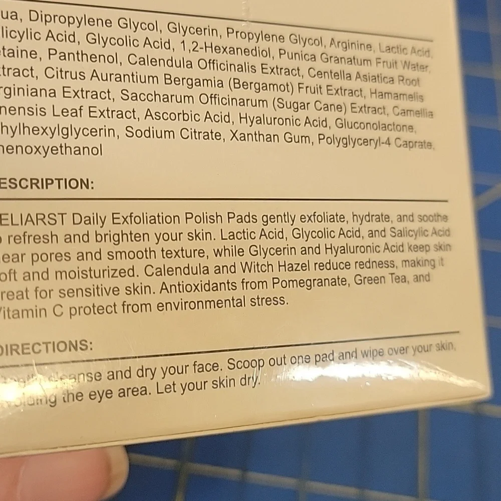 Beliarst Daily Exfoliation Polish Pads